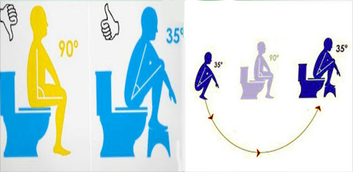 روش صحیح نشستن روی توالت فرنگی